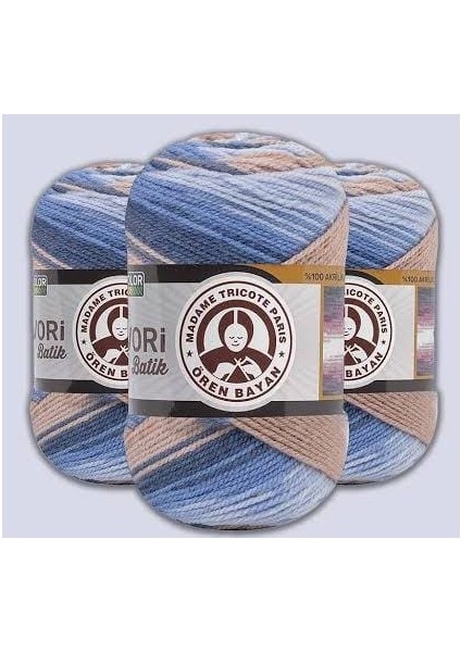 Favori Batik El Örgü Ipi 924 3lü Paket