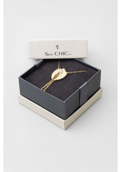 Melek Kanadı 18 Ayar Sarı Altın Kaplama 60 cm Gümüş Y Kolye indirimleri