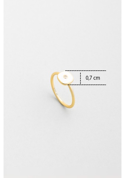 Vintage 18 Ayar Sarı Altın Kaplama Gümüş Minimal Yüzük modelleri