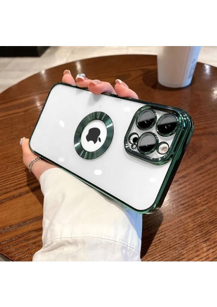 Apple iPhone 14 Pro Kamera Lens Korumalı Magsafe Şarj Destekli Arkası Şeffaf Yüksek Kalite Kılıf