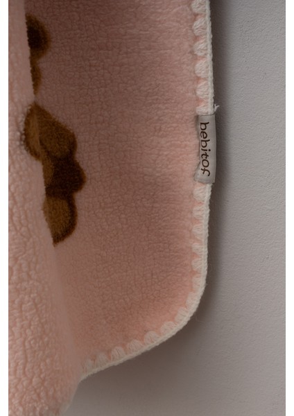 My Baby Kumsal Ayıcık Desenli Velsoft Battaniye 90/100 9506