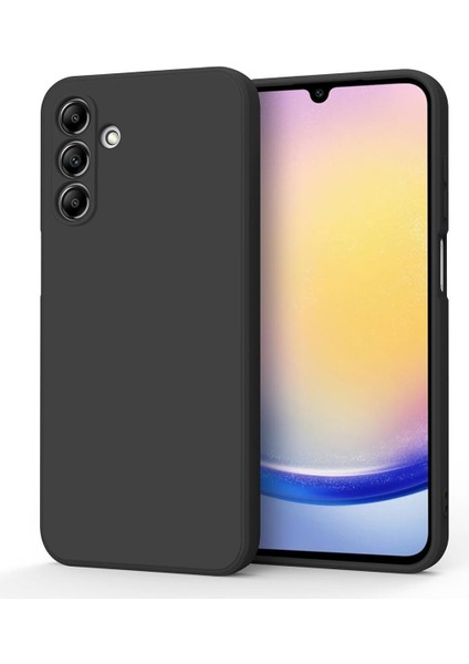 Samsung Galaxy A15 Kılıf Kadife Lansman Soft Yumuşak Liquid Silikon Kamera Korumalı Kapak Kilif