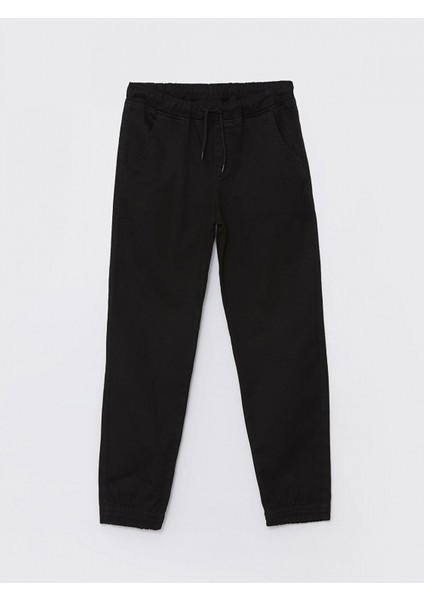 Lcw Kids Siyah Beli Lastikli Erkek Çocuk Jogger Pantolon