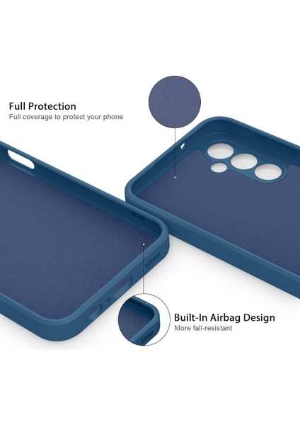 Samsung Galaxy A55 Kılıf Kadife Lansman Soft Yumuşak Liquid Silikon Kamera Korumalı Kapak Kilif modelleri