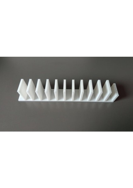 CD Kabı Duvar Asma Rafı 11'li Beyaz 1021539 3D fiyatları