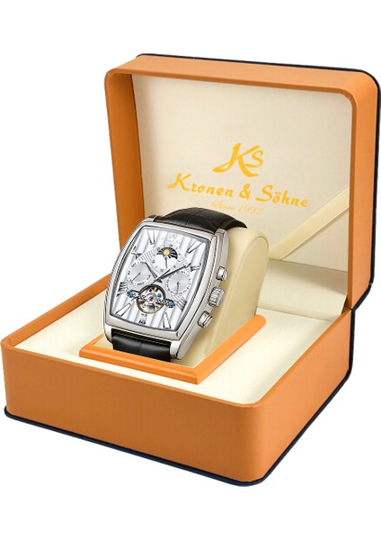 Cube Tourbillon Mekanik Otomatik Erkek Kol Saati fiyatları