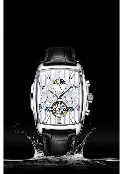 Cube Tourbillon Mekanik Otomatik Erkek Kol Saati modelleri