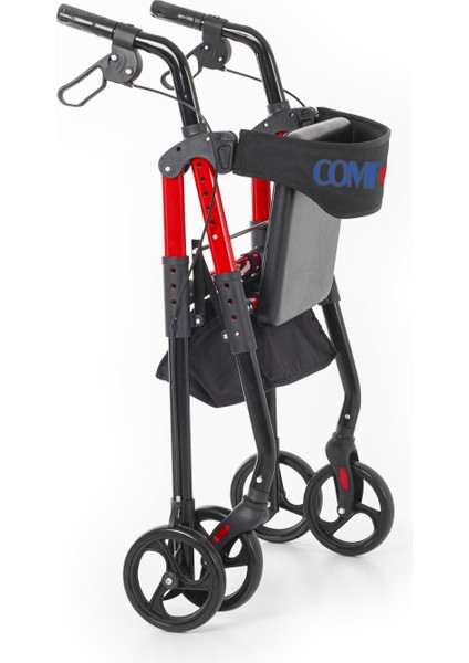 DM-9145 Lux Rolatör Yürüteç (Oturma Yüksekliği Ayarlanır)