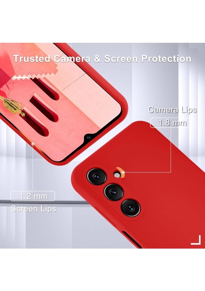 Samsung Galaxy A17 Kılıf Kadife Lansman Soft Yumuşak Liquid Silikon Kamera Korumalı Kapak Kilif modelleri