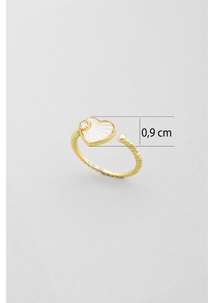 Lumora 18 Ayar Sarı Altın Kaplama Gümüş Yüzük modelleri