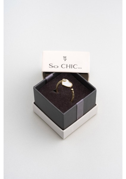 Lumora 18 Ayar Sarı Altın Kaplama Gümüş Yüzük indirimleri