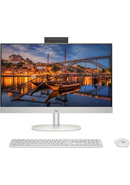 24-CR0011NT 80N40EA009 Ryzen7 7730U 64GB 1tbssd 23.8" Fhd W11P All In One Bilgisayar