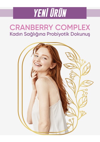 Cranberry Complex 30 Kapsül - Turna Yemişi Ekstresi, D-Mannoz, Probiyotik fiyatları
