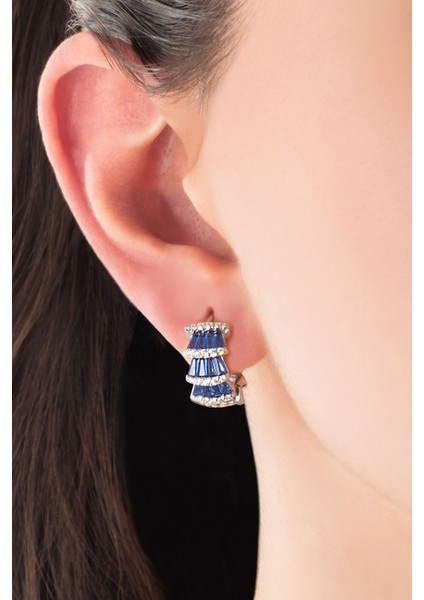 Deniz Kabuğu 18 Ayar Beyaz Altın Kaplama Gümüş Küpe fiyatları