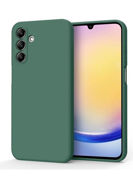 Samsung Galaxy A15 Kılıf Kadife Lansman Soft Yumuşak Liquid Silikon Kamera Korumalı Kapak Kilif