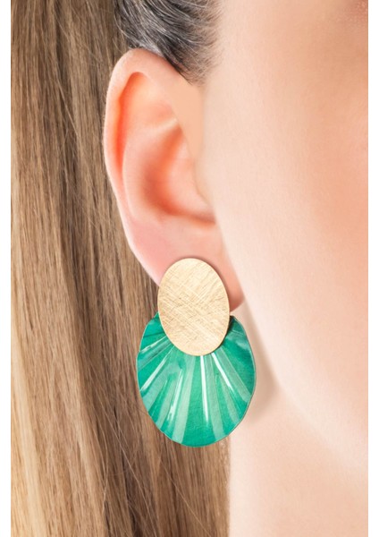 Marakeş Rüzgarı 18 Ayar Sarı Altın Kaplama Gümüş Küpe fiyatları