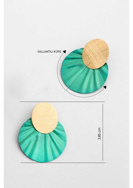 Marakeş Rüzgarı 18 Ayar Sarı Altın Kaplama Gümüş Küpe modelleri