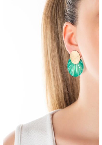 Marakeş Rüzgarı 18 Ayar Sarı Altın Kaplama Gümüş Küpe fırsatları