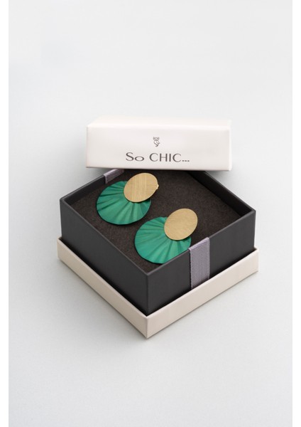 Marakeş Rüzgarı 18 Ayar Sarı Altın Kaplama Gümüş Küpe indirimleri