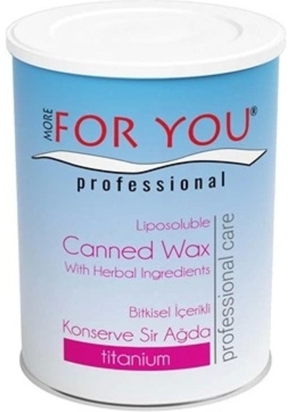 Bitkisel Titanium Konserve Ağda 800 ml – Hassas Ciltler İçin Nazik ve Etkili Tüy Giderme fiyatları