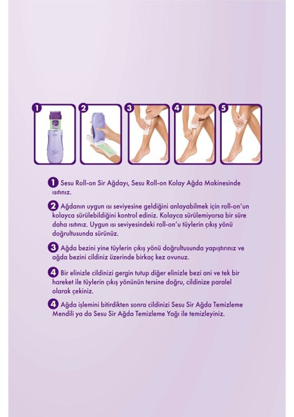 Isıtıcılı Roll-On Sir Ağda Seti – Kömürlü Kartuş, Gözenek Temizleyici ve Kısa Tüylerde Yüksek Etki modelleri