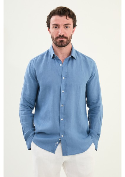 Gömlek Gizli Düğmeli