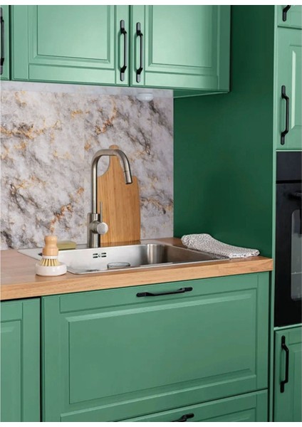 Kendinden Yapışkanlı Gold Mermer Desenli Pvc Panel 41 x 62 c fırsatları