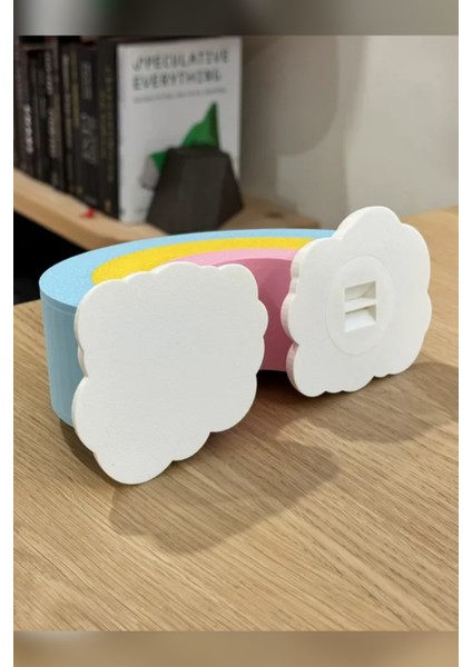 Gökkuşağı Kumbara | Rengârenk Dekoratif Tasarım, Dayanıklı Pla Malzeme, Çocuklar ve Yetişkinler Için Eğlenceli Kumbara fiyatları