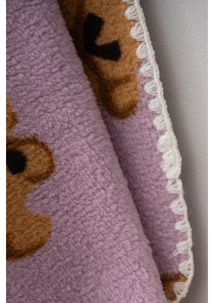 My Baby Kumsal Ayıcık Desenli Velsoft Battaniye 90/100 9506 fırsatları