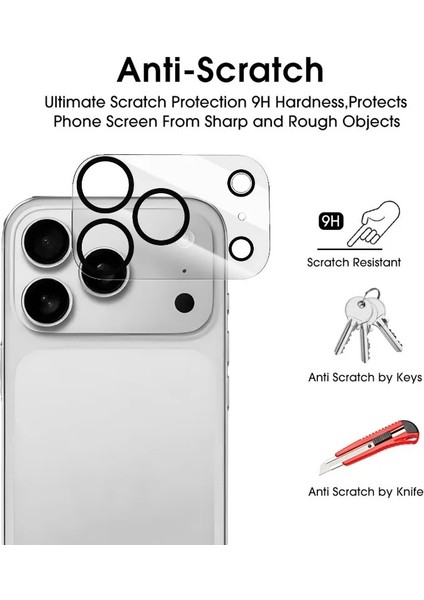 iPhone 17 Air Kamera Lens Koruyucu Temperli Cam – Çizilmez Şeffaf Lens Kılıfı fiyatları