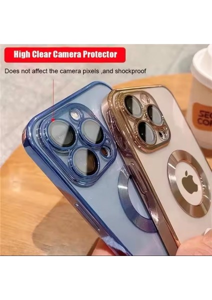 Apple iPhone 14 Pro Kamera Lens Korumalı Magsafe Şarj Destekli Arkası Şeffaf Yüksek Kalite Kılıf indirimleri