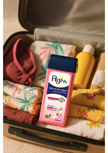 Pudralı Roll-On Sir Ağda 100 ml x 3'lü Paket – Hassas Ciltler İçin Yumuşak ve Etkili Epilasyon