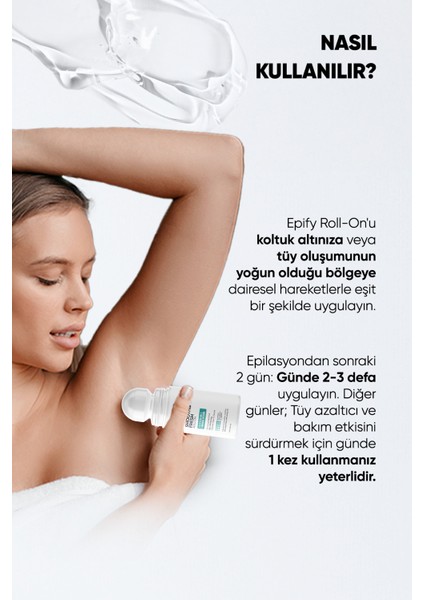 Smooth & Fresh Roll-On – 3 Etkili Tüy Azaltıcı, Ter ve Koku Önleyici, Cilt Tonunu Aydınlatıcı 50 ml indirimleri
