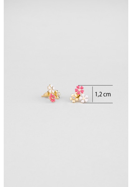 Sevilla Çiçeği 18 Ayar Sarı Altın Kaplama Gümüş Küpe modelleri