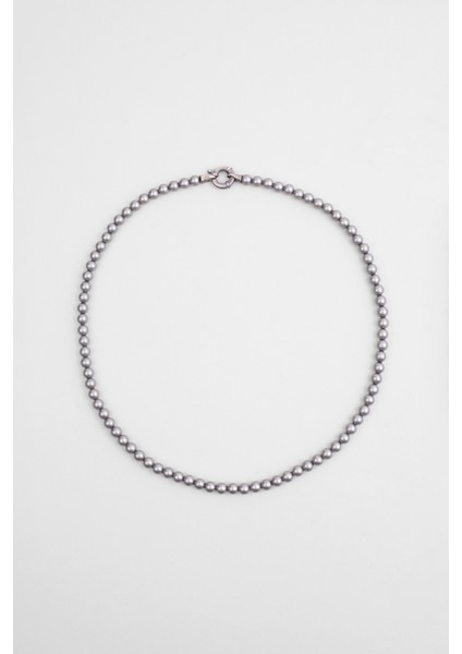 Inci Taşlı 50 cm Gümüş Erkek Kolye