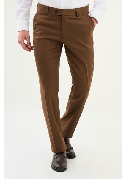 Düz Slim Fit Klasik Erkek Pantolon
