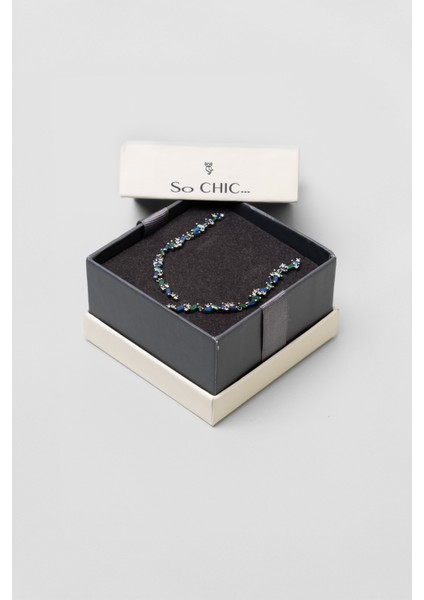 Görkemli Mavi Taşlı 18 Ayar Beyaz Altın Kaplama Gümüş Küpe modelleri