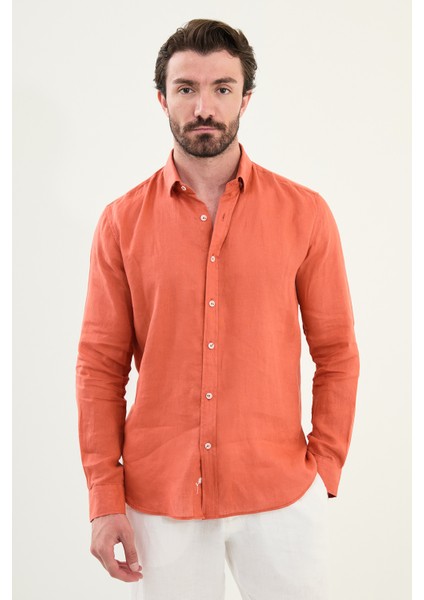 Gömlek Gizli Düğmeli