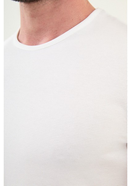 Desenli Slim Fit Kısa Kollu Pamuk Erkek T-Shirt fiyatları