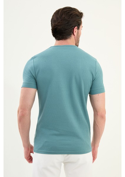 Desenli Slim Fit Kısa Kollu Pamuk Erkek T-Shirt modelleri