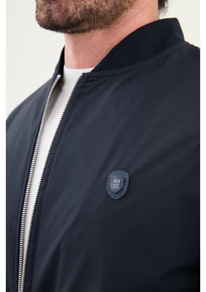 Düz Slim Fit Hakim Yaka Erkek Mont fiyatları