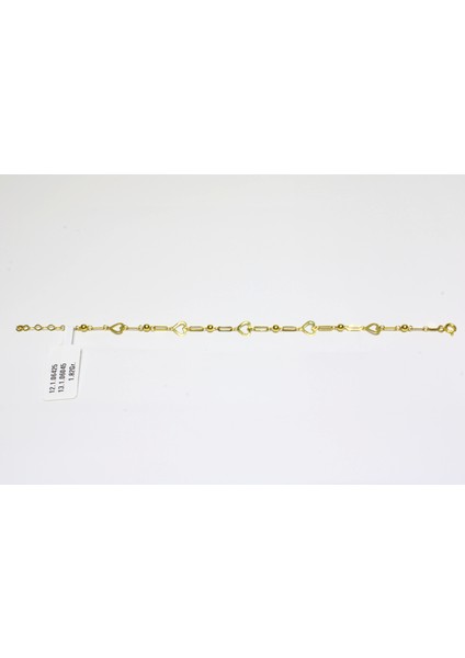 14 Ayar Altın Kalpli Künye