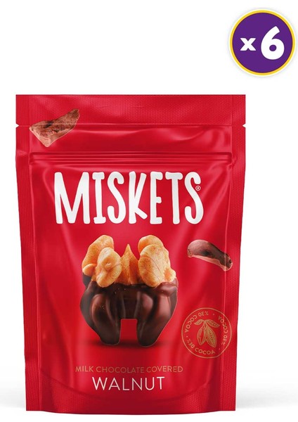 Ceviz Içi Draje 70 gr x 6 Adet