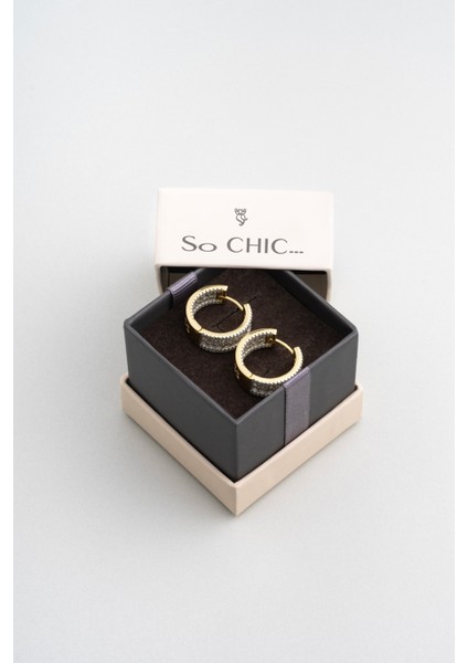 Samantha 18 Ayar Sarı Altın Kaplama Gümüş Halka indirimleri