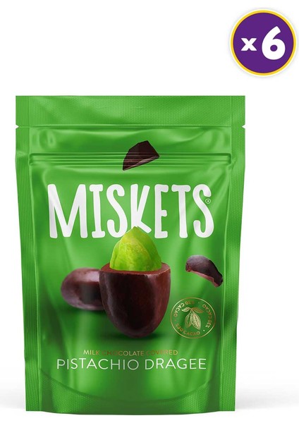 Antep Fıstıklı Draje 70 gr x 6 Adet