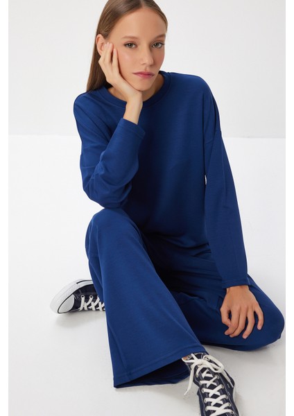 Rahat Esnek Modal Alt-Üst Takım LBY0007 Lacivert