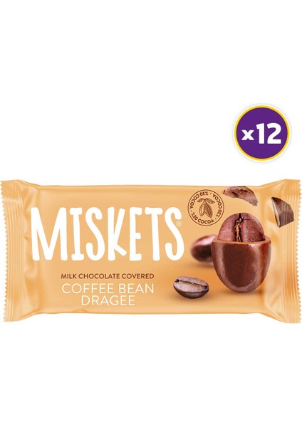 Kahve Çekirdeği Draje 20 gr x 12 Adet