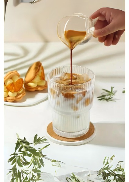 Mithra Life 2 Adet 300 ml Origami Stil Isıya Dayanıklı Su Meşrubat Kahve Cam Bardak MIT1199 fiyatları