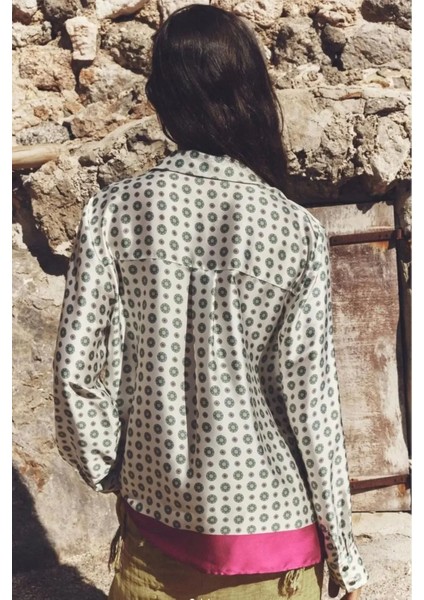 Allbucks Zara, Desenli Saten Gömlek ABZRA0051 fiyatları