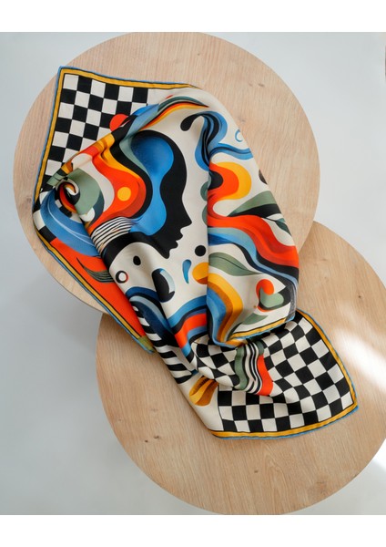 Bare Existence %100 Ipek Saten Kadın Fular fırsatları